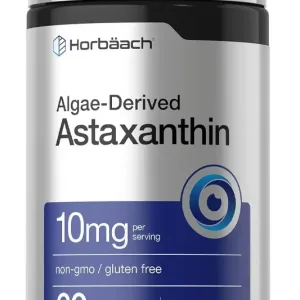Astaxanthin Algae Derived Formula, 10mg Per Serving - 60 Softgels